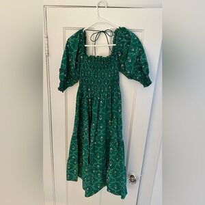 EUC Hill House Home Nesli Emerald Trellis size small